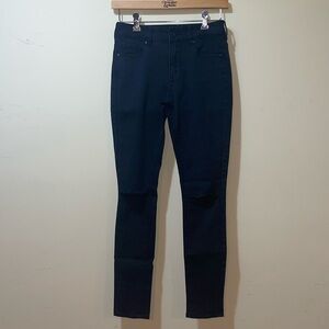 Women’s Bullhead Denim Co High Rise Skinniest Black Distressed Jeans